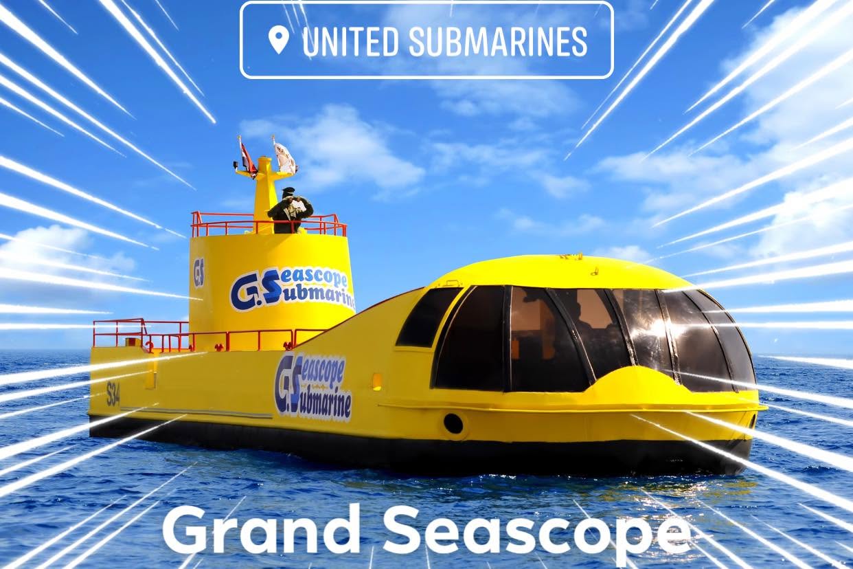 Seascope Submarine exploring the Red Sea in Sharm El Sheikh