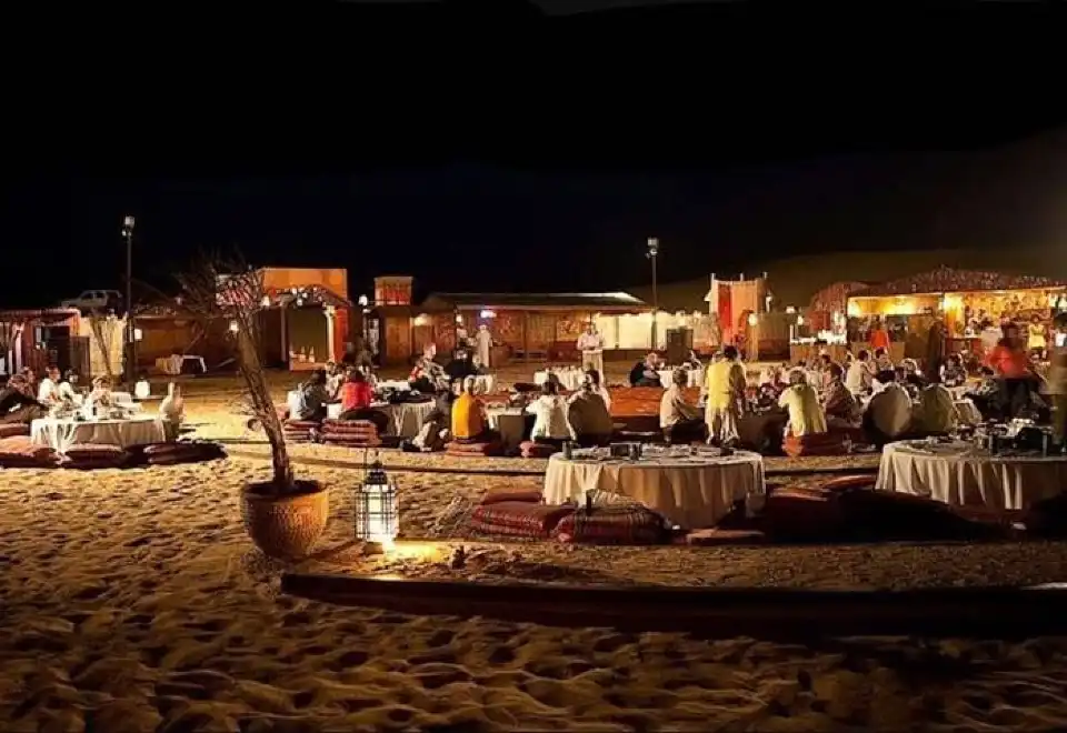 Guests enjoying quad ride, camel, and Bedouin dinner in Sharm El Sheikh desert