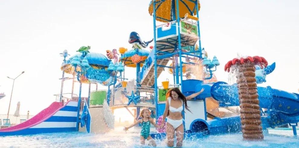 Aqua Park Sharm El Sheikh with thrilling water slides and family pools in Sinai