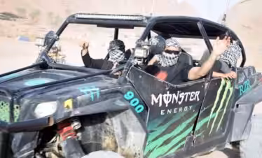 Family desert safari trip in Sharm El Sheikh with family car ride, Bedouin dinner, and live entertainment show