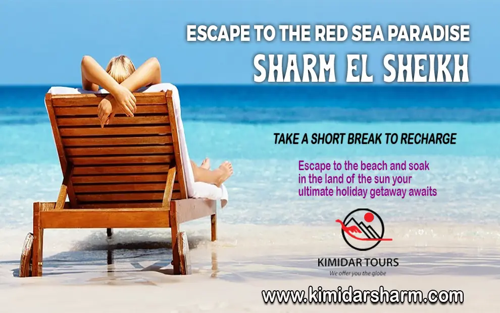 Beautiful Red Sea view in Sharm El Sheikh for a relaxing holiday and luxury beach vacation