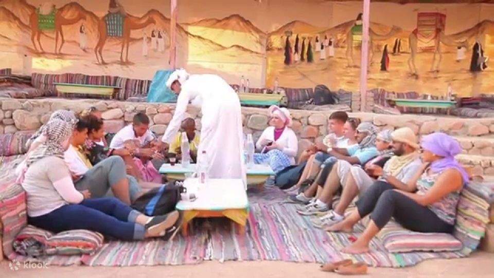 Bedouin tea hospitality in traditional desert tent Sharm El Sheikh